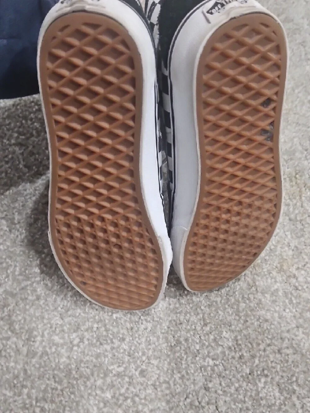 Vans Black White Checkerboard High-Top Sneakers